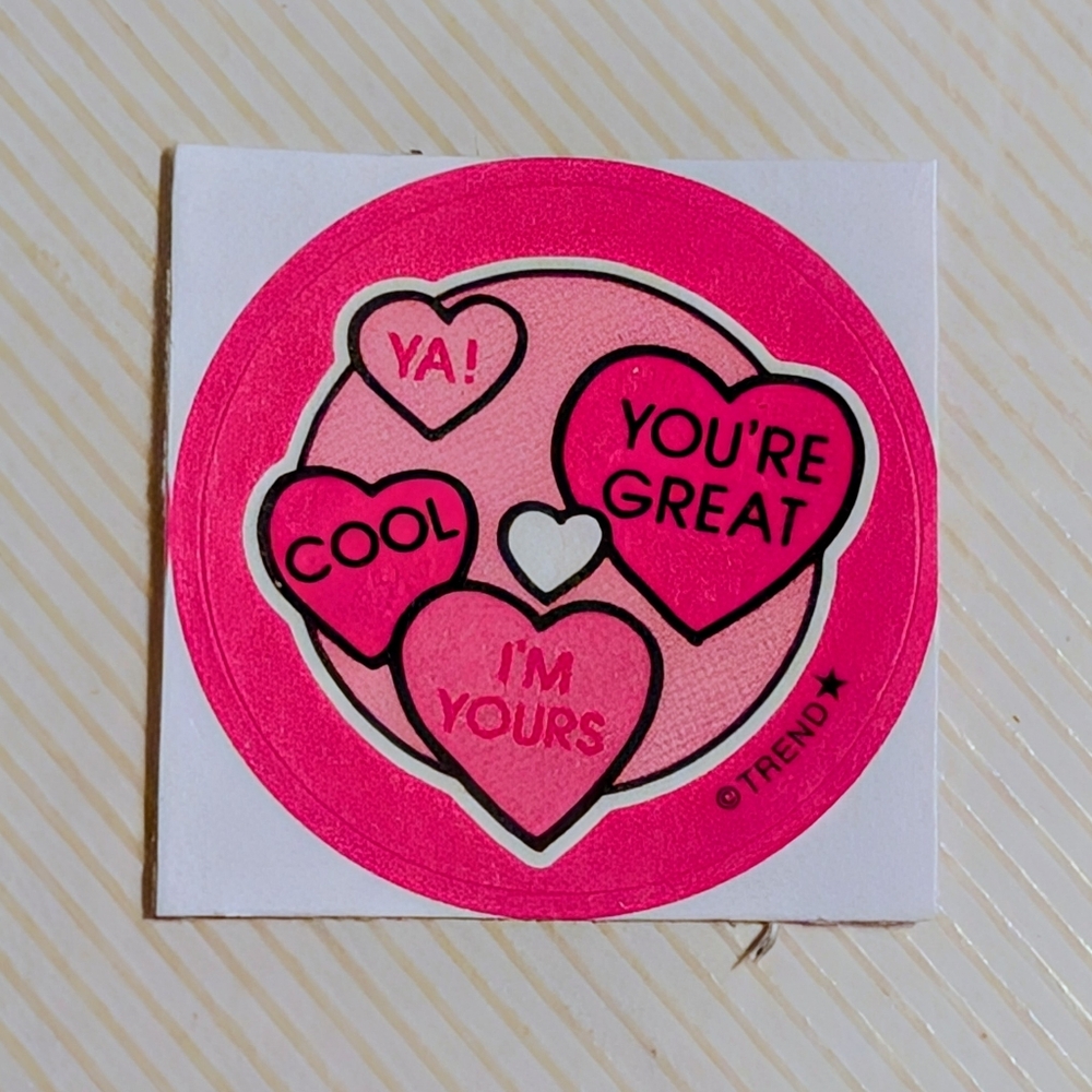 10/$25 Candies "I'm Yours" Scratch & Sniff Retro Reward Sticker